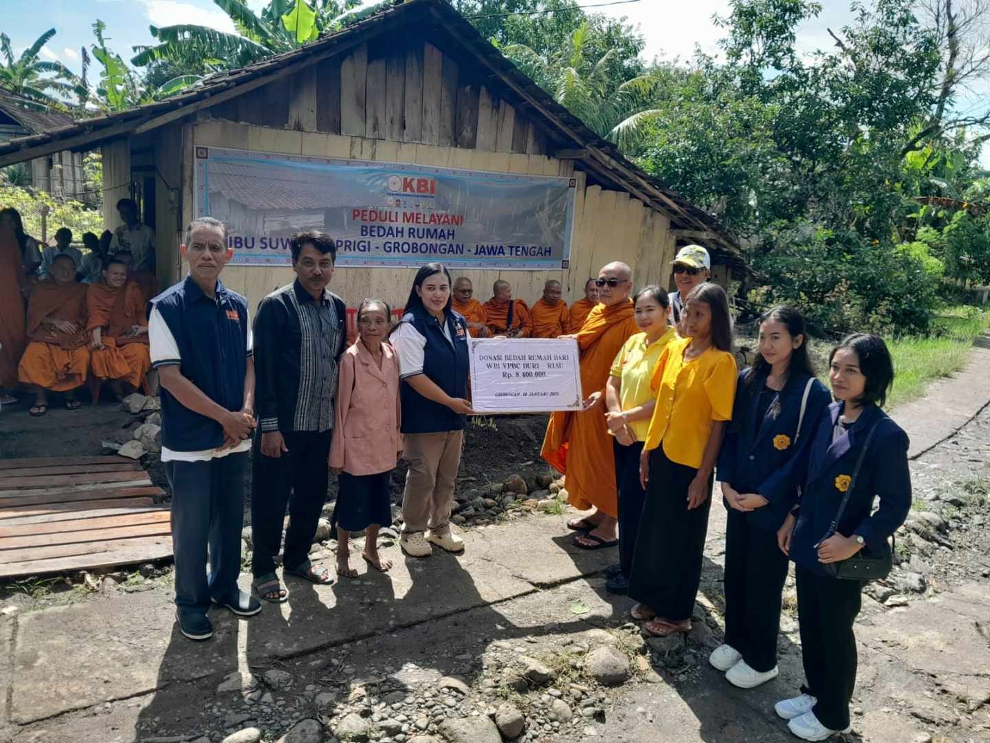 Sinergi KBI Jawa Tengah dan STIAB Smaratungga Hadirkan Rumah Layak Huni bagi Ibu Suwarni